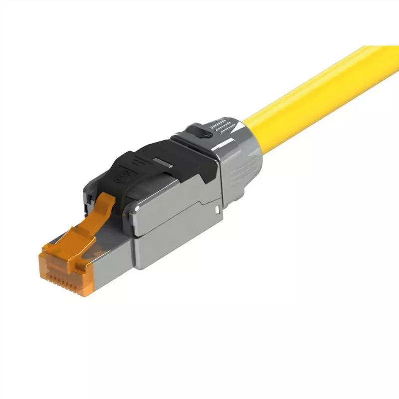 Tinklo kabelis ROLINE 21.15.1852 RJ-45 Cat8.1 2 m Geltonas