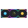 Ventiliatorius Lian Li UNI FAN SL Wireless LCD 120 juodas 3 vnt.