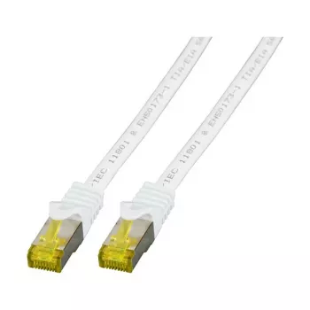 EFB-Elektronik RJ45 tinklo kabelis Cat.6A S/FTP LSZHCat.7 neapdorotas kabelis baltas 5 m Gamintojas: EFB Elektronik (MK7001.5W)