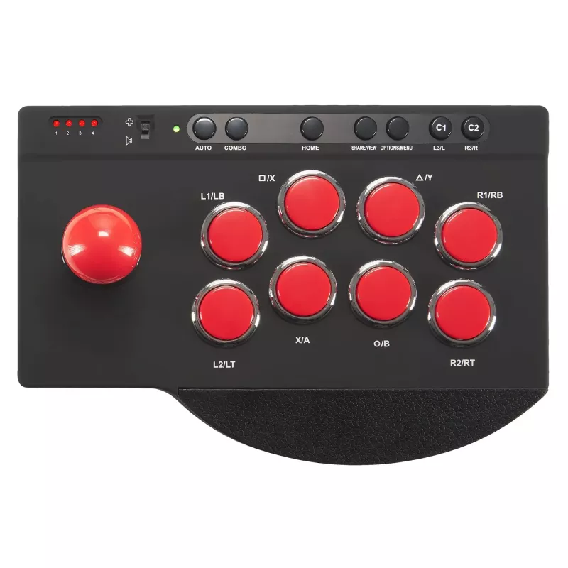 Fightstick Subsonic SA5662 juoda raudona Bluetooth USB PlayStation 4