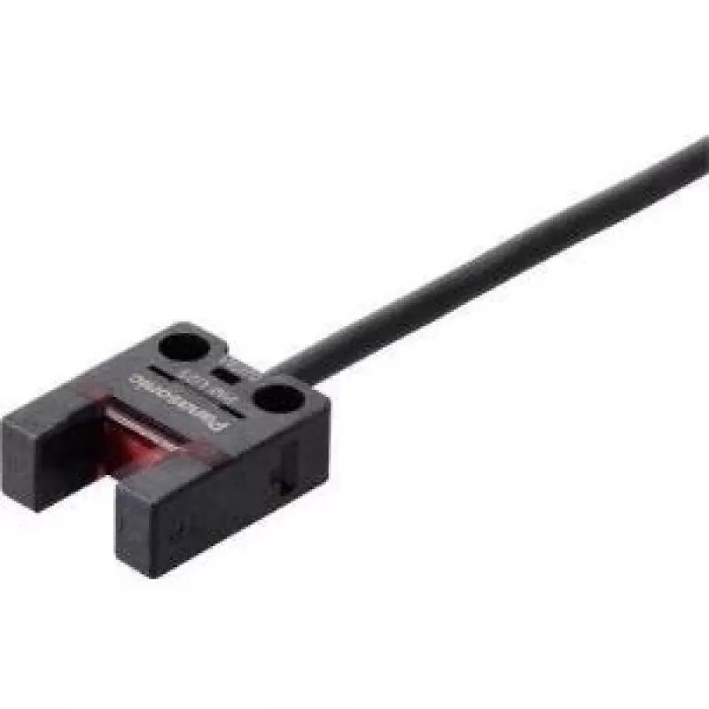 Fotoelektrinis šakės jutiklis Panasonic PM-U25 U formos, 5–24 V DC, šviesinis ir tamsinis perjungimas