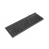 Laidinis pilno dydžio NATEC Moray ES klaviatūra su USB, ispaniška QWERTY, 105 klavišai, ID kortelių skaitytuvas, 1,5 m laidas, juoda