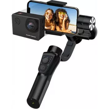 GoXtreme GX3 55243 3 ašių gimbalo stabilizatorius, lengvas rankinis, skirtas fotoaparatams ir veiksmo kameroms