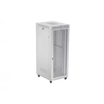 Laisvai pastatoma 19 colių spinta LANBERG FF01-8042-23SL 42U, perforuotomis durelėmis