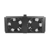 Aušinimo ventiliatorius Extralink 2 FANS ROOF COOLING UNIT 220V AC Juoda Metal