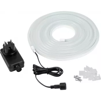 LED Neon Flex 24V rinkinys EUROLITE 5 m CW (modelis 50499902) 24V šaltai balta