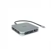 DICOTA D32057 USB Type-C šakotuvas 10000 Mbit/s sidabrinis