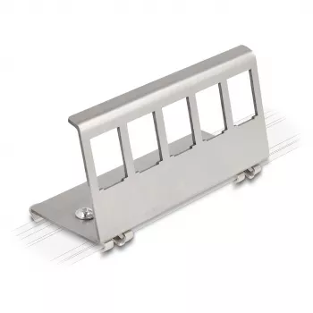 Laikiklis DeLOCK 88141, nerūdijantis plienas, sidabrinis, 44 mm x 99 mm x 37 mm