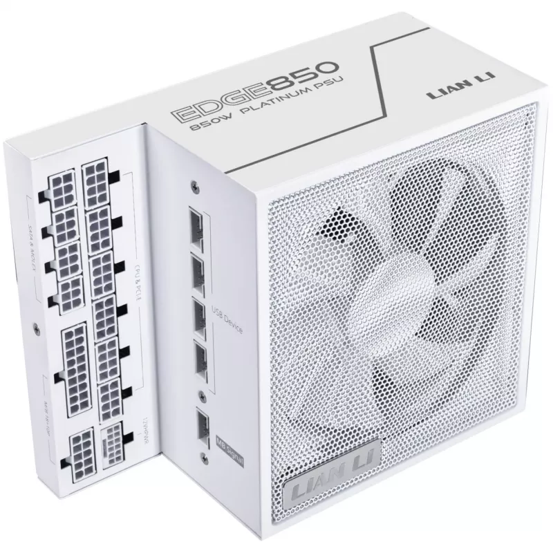 Maitinimo blokas Lian Li EG0850 850 W SFX, 20 kontaktų ATX, 80 PLUS Gold, balta