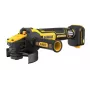 Kampinis šlifuoklis DeWalt DCG409VSN-XJ, akumuliatorinis, disko dydis nenurodytas, yra baterijos įspėjimas