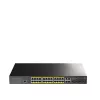 Valdomas komutatorius Cudy GS2028PS4 L2 Gigabit Ethernet 24 prievadai PoE 1U juodas