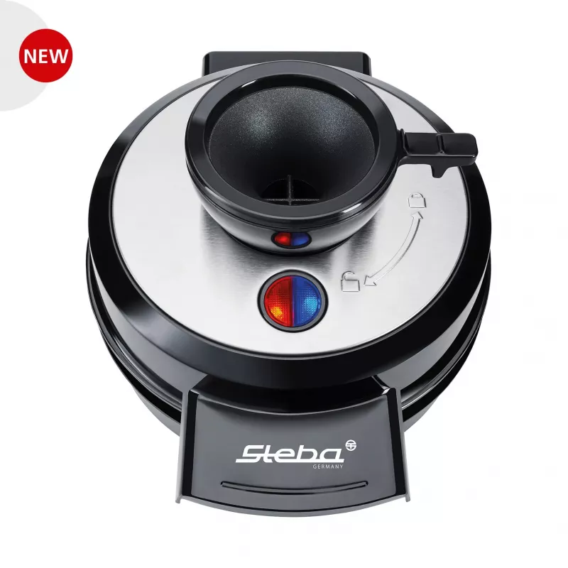 Steba WE 20 VOLCANO (juodas) 4 vafliai 700W Juodas vaflinės gamintojas (182800)