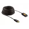 USB laidas DeLOCK 82446 USB 2.0 10 m juodas