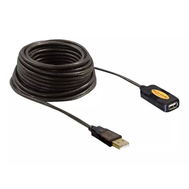 USB laidas DeLOCK 82446 USB 2.0 10 m juodas