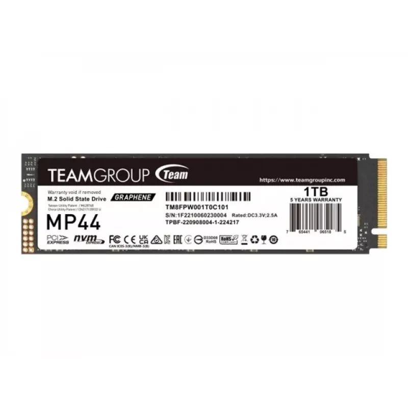 Team Group MP44 - SSD - 1 TB - vidinis - M.2 2280 - PCIe 4.0 x4 (NVMe)