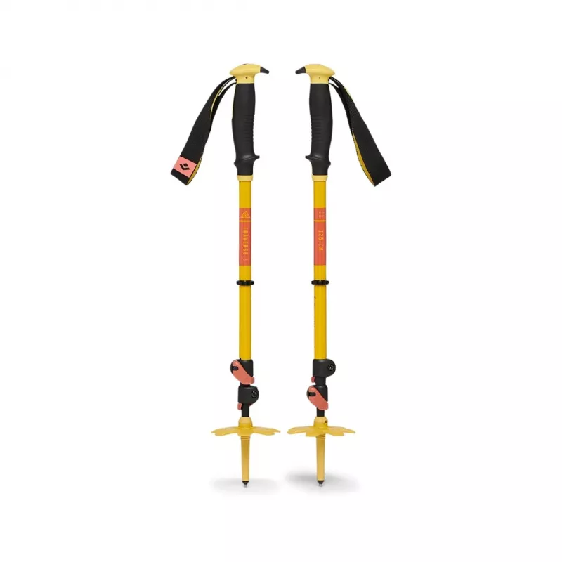 Juoda Diamond Traverse 3 140 cm slidinėjimo lazdos