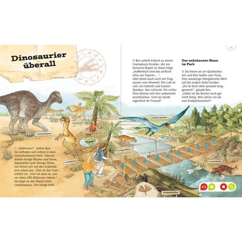 tiptoi Expedition Wissen: dinozaurai, mokymosi knyga