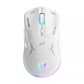 Žaidimų pelė Onikuma CW917 2.4G laidinė balta