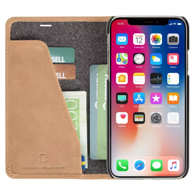 Knyginis dėklas Krusell Sunne 4 Card FolioWallet