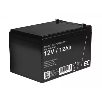 AGM baterija Green Cell 12V 12Ah – sandari švino rūgštinė (VRLA), 151×98×95 mm, 3.3 kg