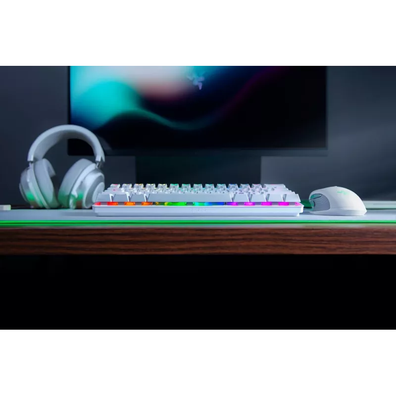 RAZER Huntsman Mini - Mercury Ed. Purple Switch - JAV išdėstymo klaviatūra
