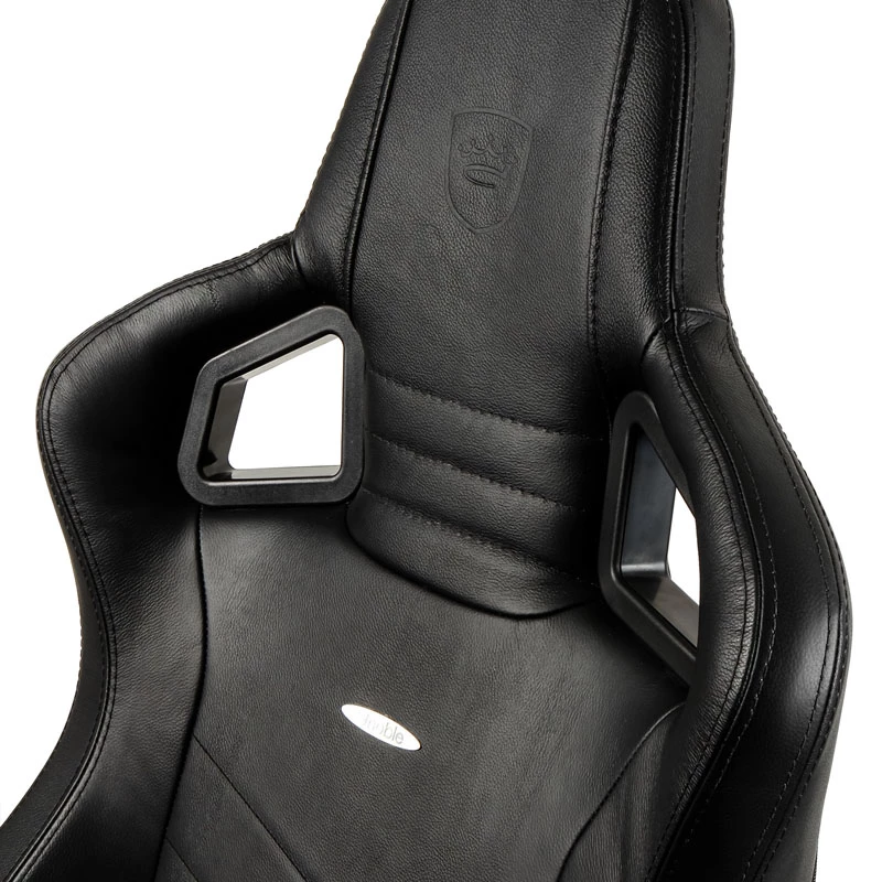 noblechairs EPIC natūrali oda žaidimų kėdė - Juoda