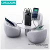 Nešiojama išorinė baterija usams PB80 10000mAh 20W PD balta