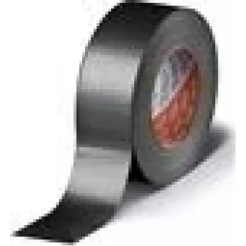 Lipni juosta Tesa 4662, 50 mm x 50 m, juoda, uždarymui / tvirtinimui / remontui