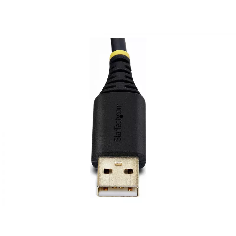 StarTech.com 2 pėdų (60 cm) 2 prievadų USB prie nuosekliojo prievado adapterio laidas, keičiami DB9 varžtai / veržlės, COM išsaugojimas, USB-A į DB9 RS232, FTDI, 4 lygio ESD apsauga, Windows / macOS / ChromeOS / Linux – patikima TPE konstrukcija