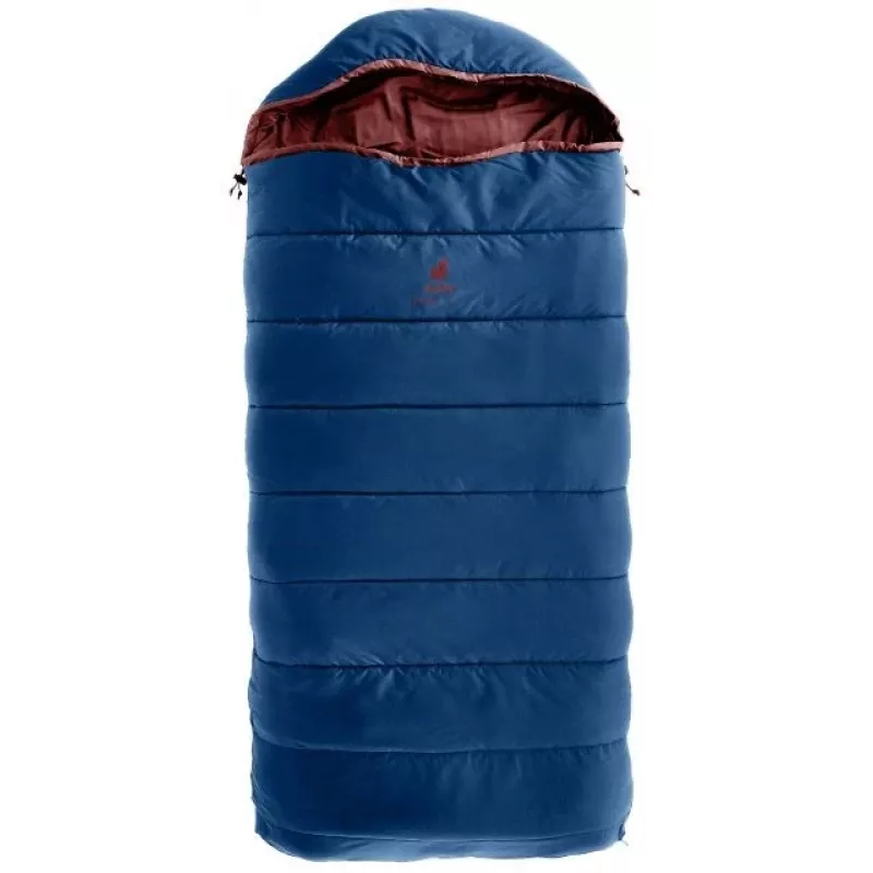 Deuter vaikiškas miegmaišis Starlight SQ (130-170 cm) - nightblue/redwood