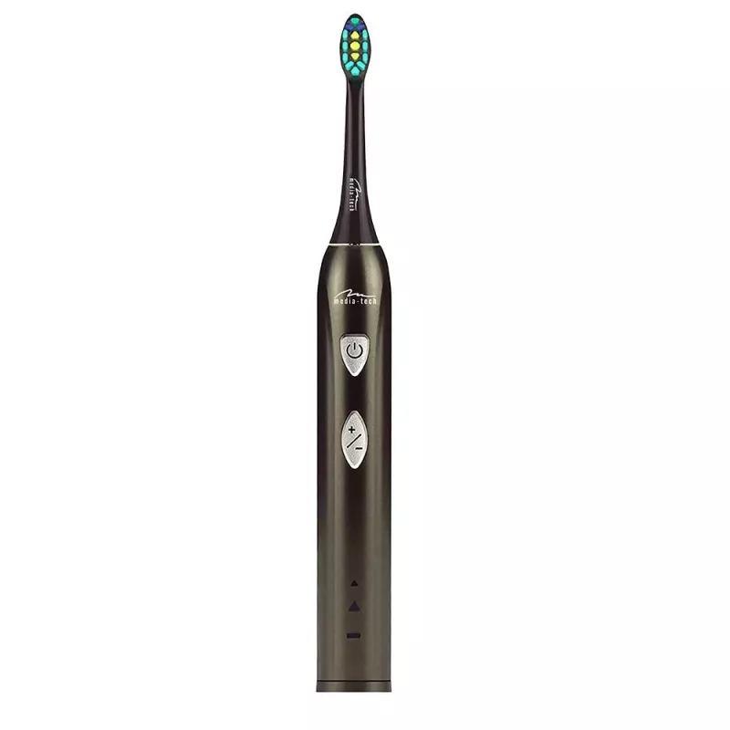 Dantų šepetėlis Media-Tech SONIC WAVECLEAN suaugusiems, rudas