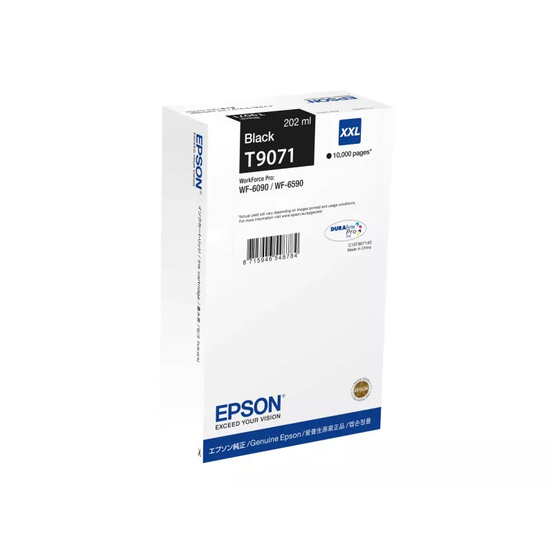 Epson C13T90714N rašalo kasetė 1 vnt. Originali juoda