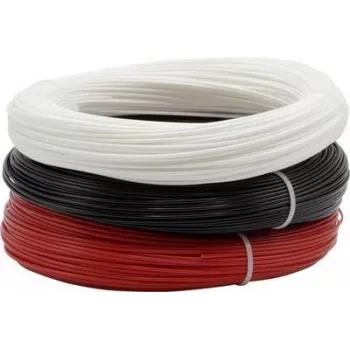 Renkforce RF-4738590 Filament PETG 1,75 mm 600 g juoda, balta, raudona 1 vnt. (RF-4738590)