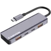 Canyon DS-18 - USB-C Hub - 5 ports - 1x USB-C 5V DC charging - 2x USB-C - 10Gbps - 2xUSB 3.2 p