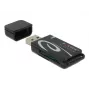 Kortelių skaitytuvas DeLOCK Mini USB 2.0 su SD ir Micro SD lizdu