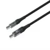 Fiksuotas | USB-C/USB-C laidas su vaizdo perdavimu, PD palaikymu, 2m, USB 2.0, 100W | FIXDD-CC2-BK