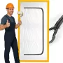dulkių užtvaras durų renovacijai, dulkių uždanga 220X110 durims