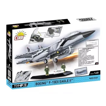 Cobi Building Blocks Boeing F-15EX Eagle II modelio rinkinys COIB-5900, kolekcinis mastelio konstrukcinis rinkinys