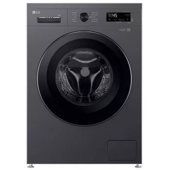 LG Skalbimo mašina | F4X1009NMB | Energijos efektyvumo klasė A | Priekinis pakrovimas | Skalbimo talpa 9 kg | 1400 aps./min. | Gylis 55 cm | Plotis 60 cm | Ekranas | LED | Garų funkcija | Tiesioginė pavara
