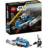 LEGO Star Wars kapitono Rekso Y-Wing mikrokovotojas – kolekcinis žaislas iš „Kloneų karų“ su minifigūrėle, skirtas 6+ metų berniukams