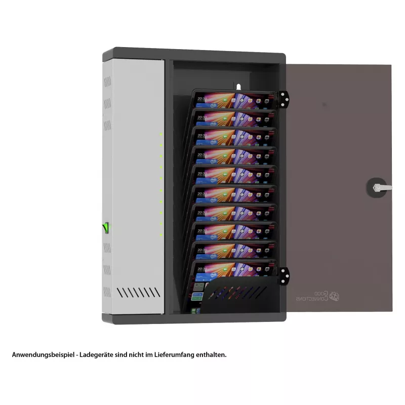 Good Connections sieninis įkrovimo spintelė iki 11, USB-C, 30W prievadas
