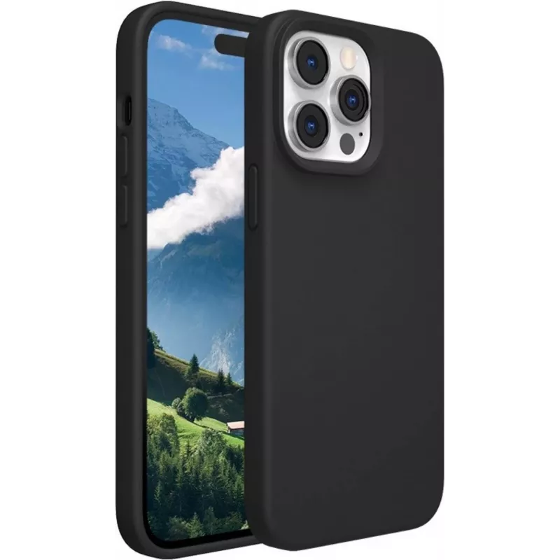 JT Berlin SilikonCase Steglitz MagSafe | Apple iPhone 15 Pro | juoda | 11018 (11018)