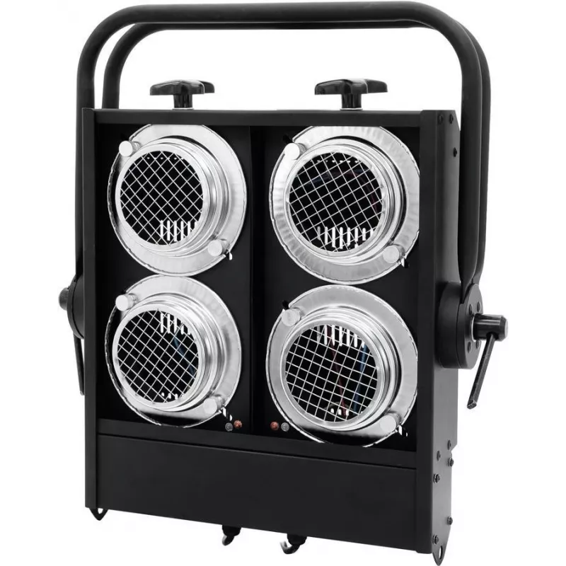 Halogeninis blindas EUROLITE Audience Blinder 4×PAR-36 juodas — 4 lempų scenos blindas