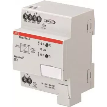 DALI-Gateway Basic ABB DG/S2.64.1.1, 2 kanalų sąsaja, skirta DALI valdymui