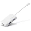 Edimax EU-4308 nešiojamojo kompiuterio dokas / prievadų atkartotuvas USB 3.2 Gen 1 (3.1 Gen 1) Type-C baltas