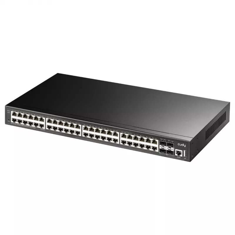 Valdomas jungiklis Cudy GS5048S4 L3 Gigabit Ethernet 48 prievadai 4 SFP+