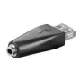 Wentronic Goobay USB 2.0 Hi-Speed adapteris - USB 2.0 lizdas (A tipo) > 3,5 mm lizdas (3 kontaktų, stereofoninis) (93982)