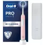Elektrinis dantų šepetėlis Oral-B Pro Series 1 rožinis — įkraunamas, 3D valymo veiksmas