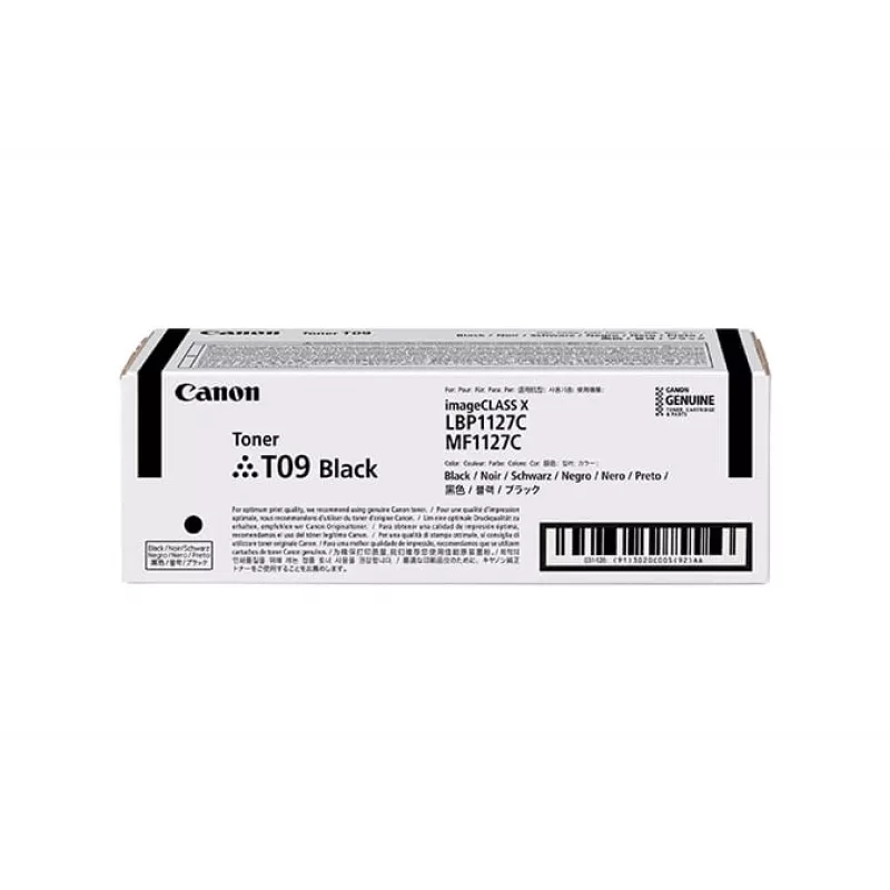 Canon TONER T09 BK dažų kasetė 1 vnt. Originali Juoda
