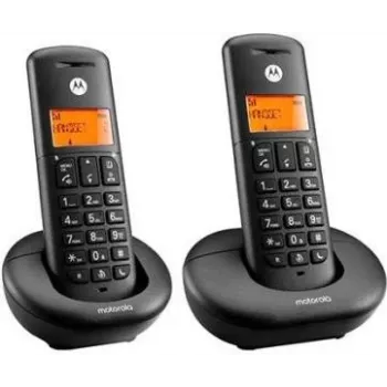 Motorola E202 Duo DECT telefonas juodas
